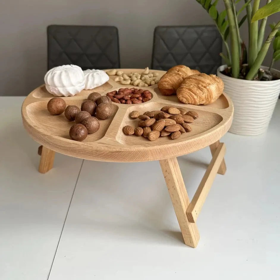 Beech picnic tray-table